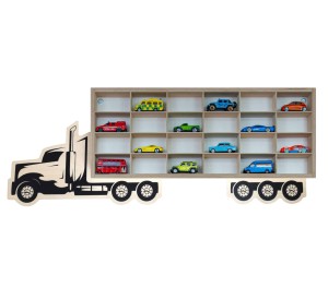 CIĘŻARÓWKA TIR NA RESORAKI / PÓŁKA HOT WHEELS