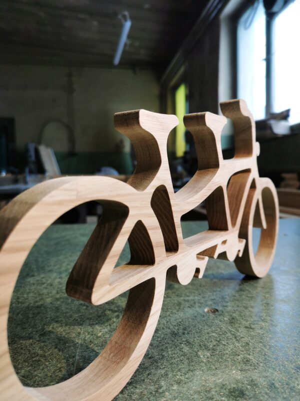 Tandem - Drewniany rower - obrazek 8