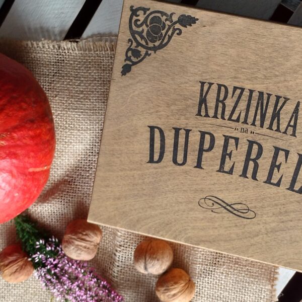 KRZINKA NA DUPERELE – Drewniane pudełko - obrazek 2